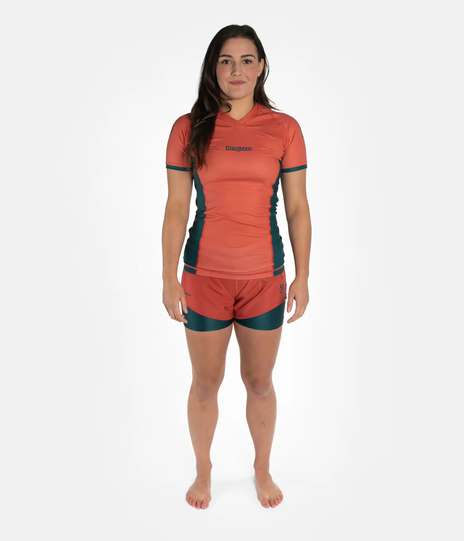 Academy + Peach Sunset Women's Hybrid Shorts