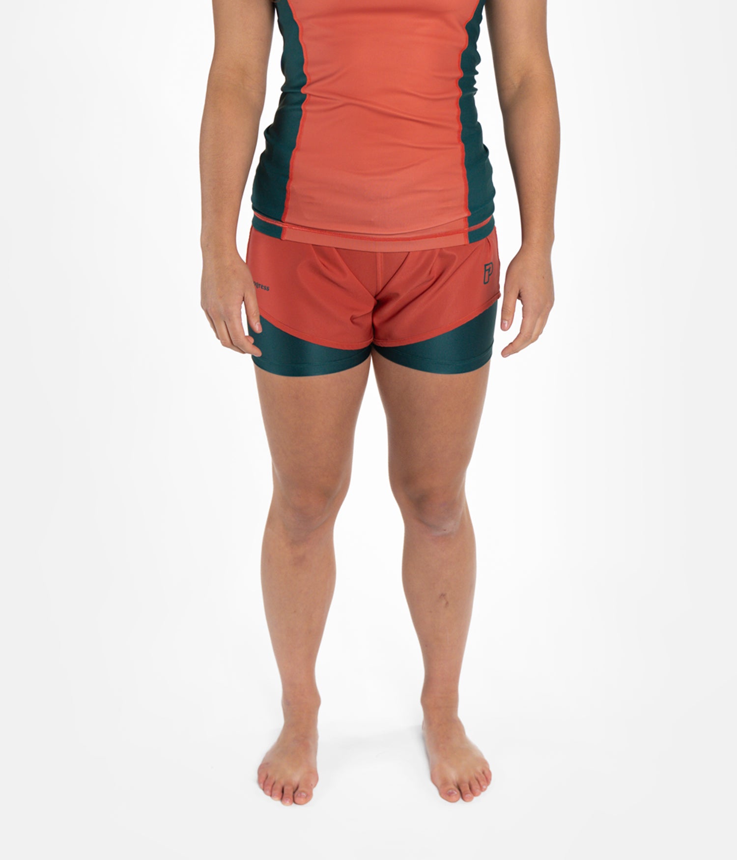 Academy + Peach Sunset Women's Hybrid Shorts
