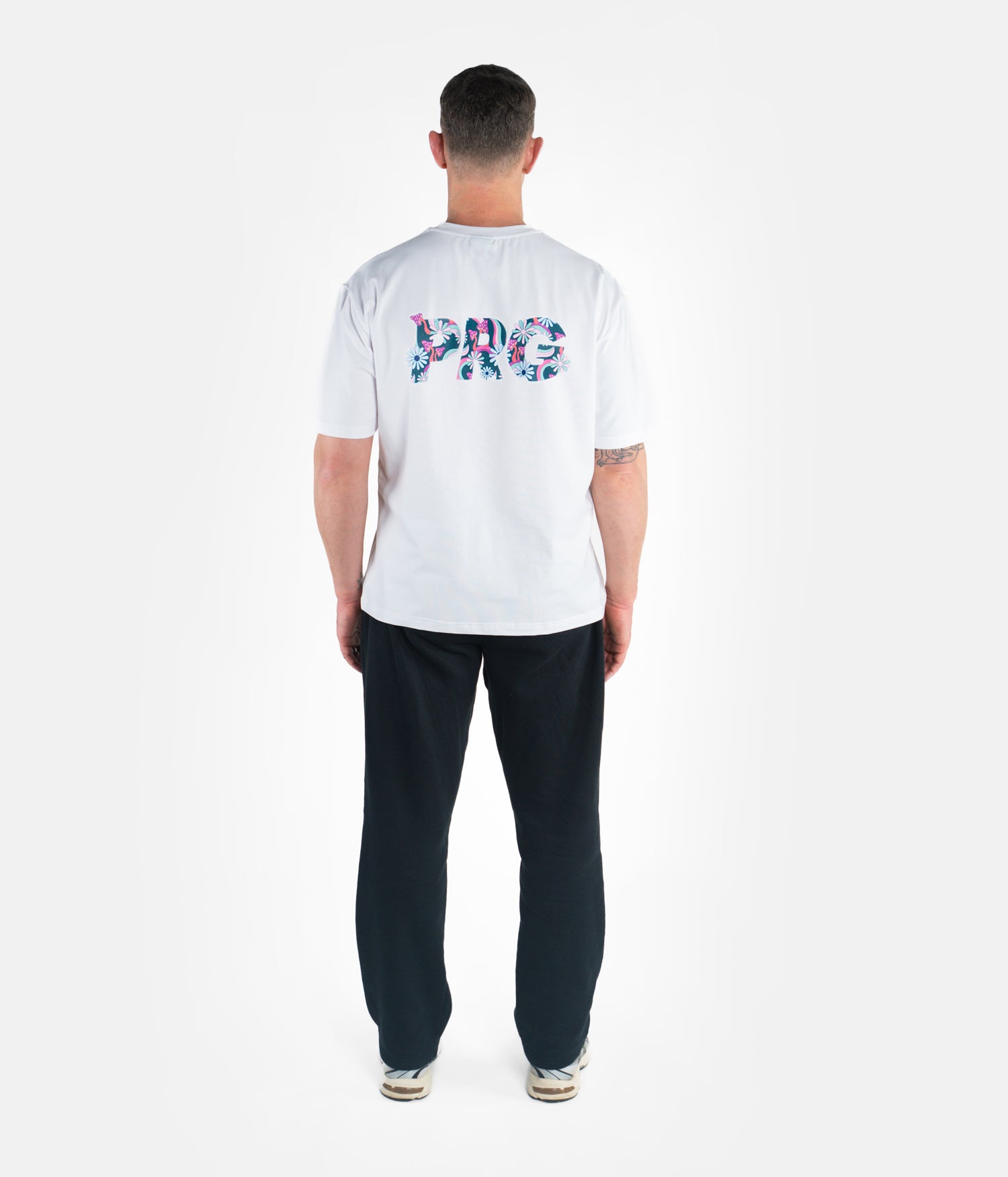 PRG Psychedelic Oversized Tee - White