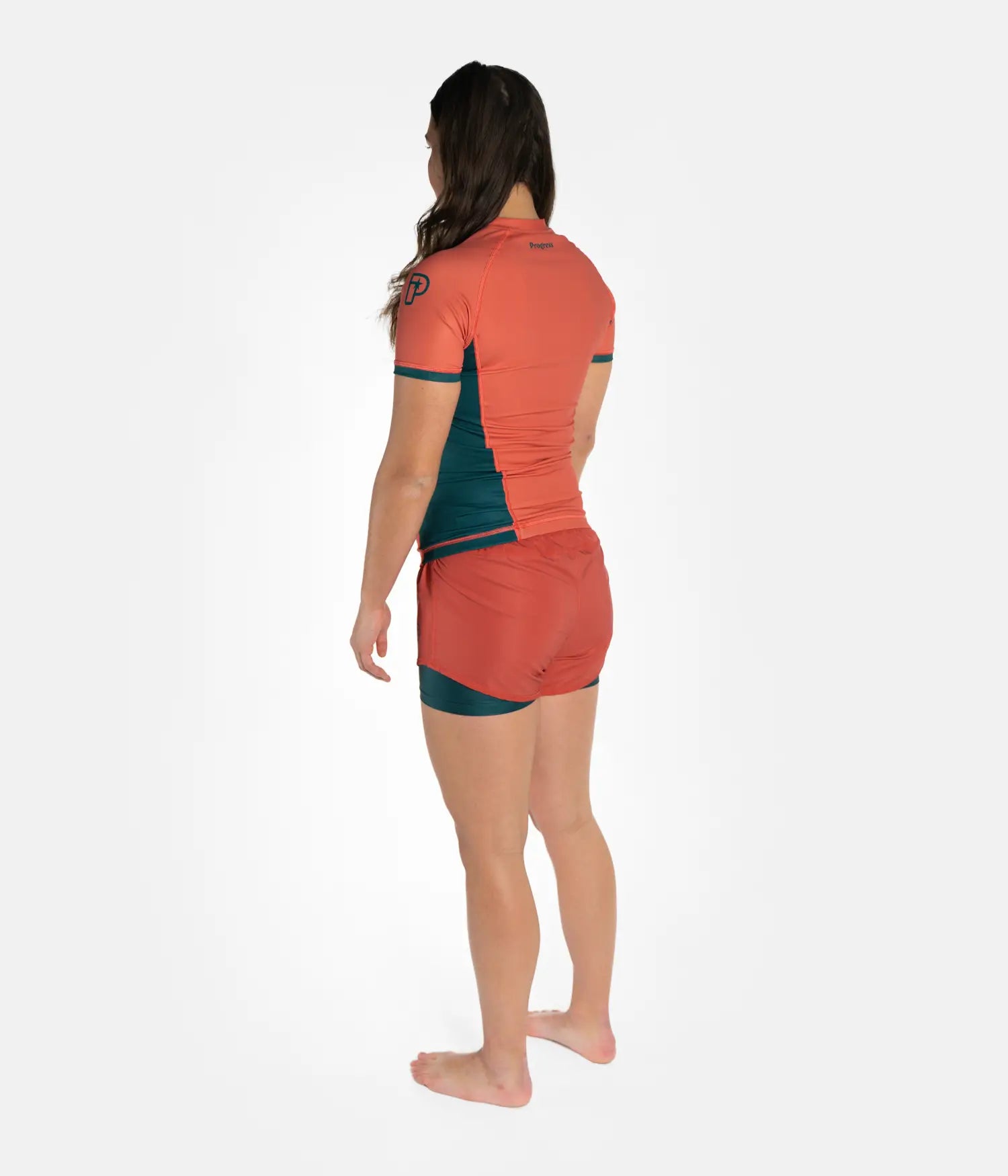Academy + Peach Sunset Women's Hybrid Shorts