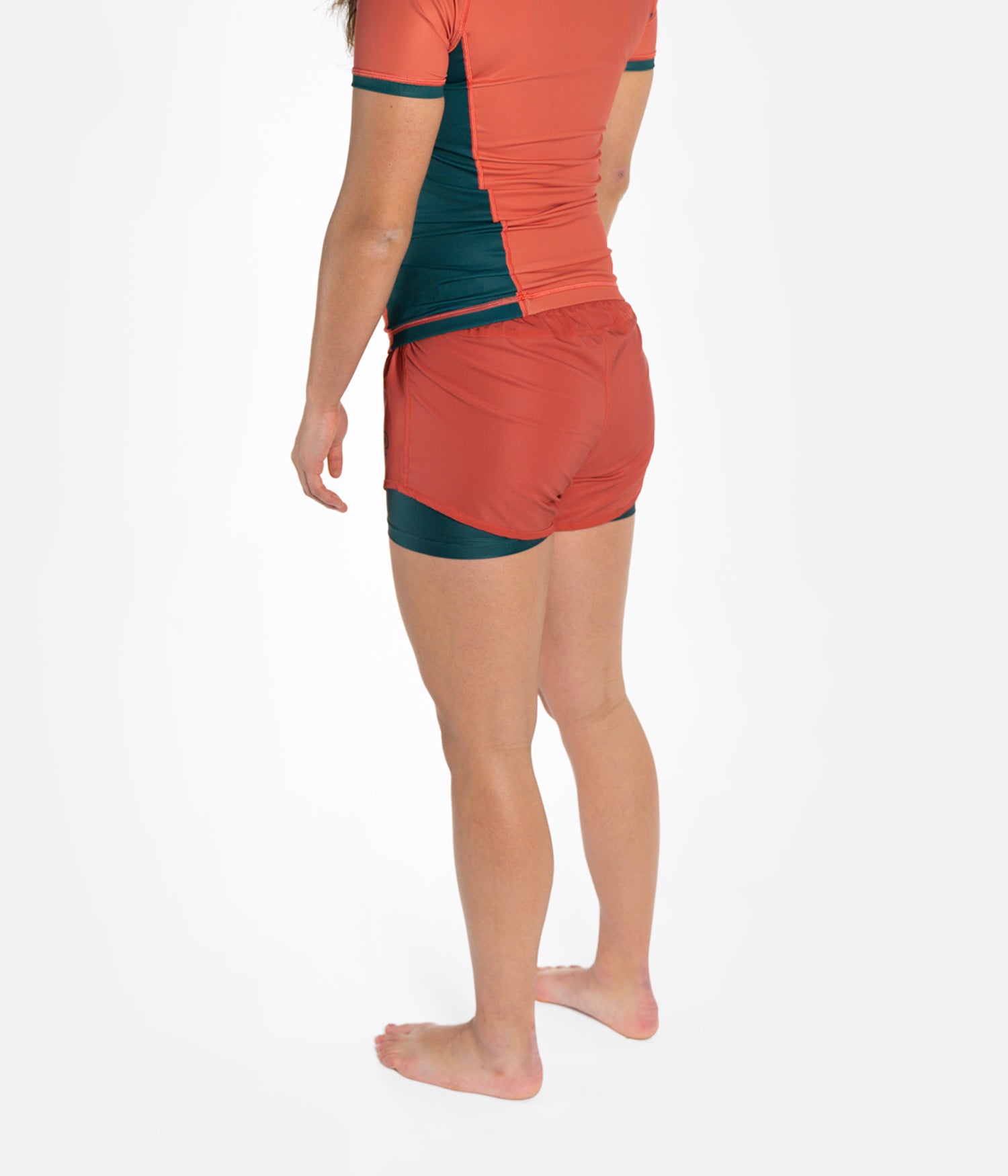 Academy + Peach Sunset Women's Hybrid Shorts