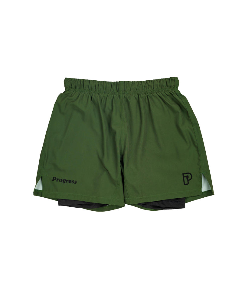 Khaki gym shorts sales