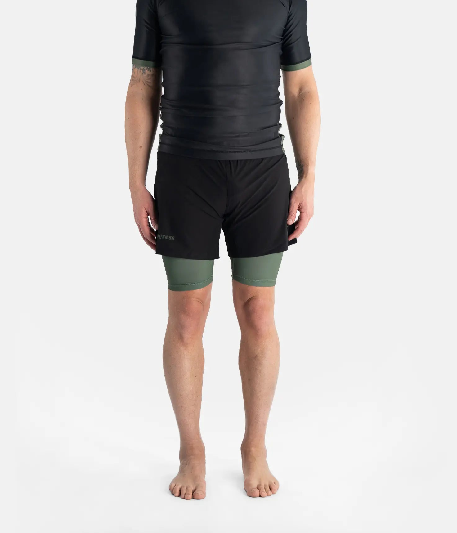 Academy + Hybrid Shorts - Black