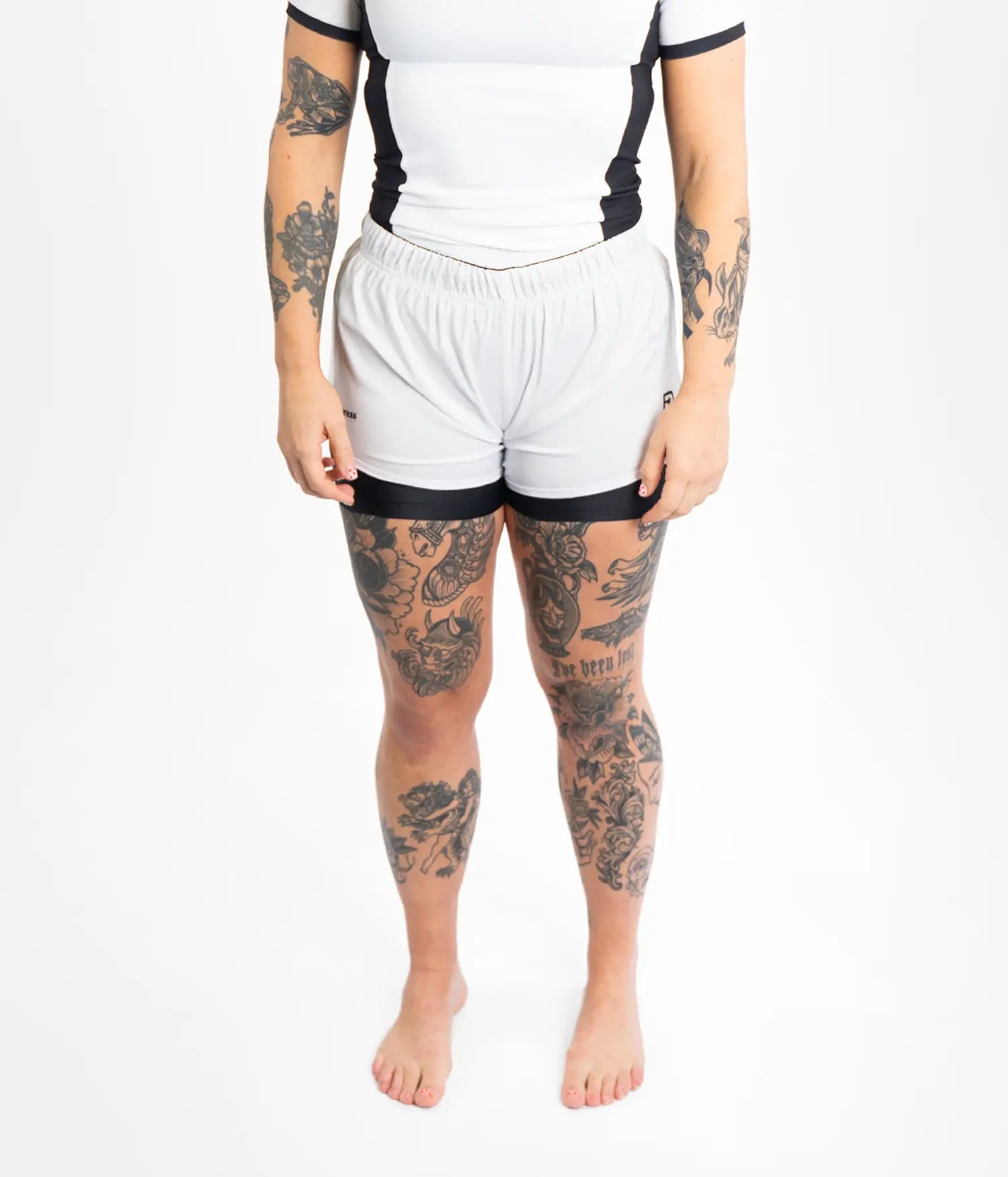 Women's Academy + White Hybrid Shorts