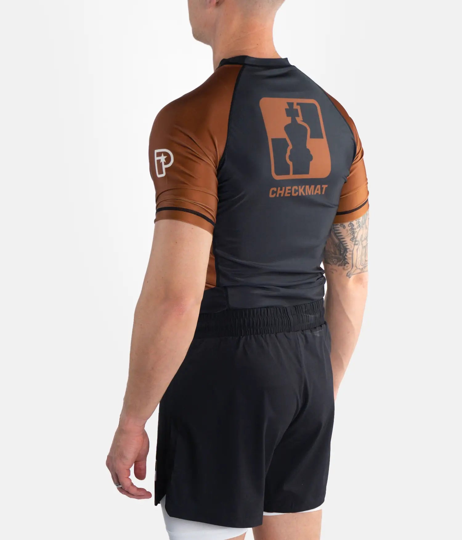Checkmat Ranked Rashguard Brown | Progress Jiu Jitsu – Progress Jiu ...