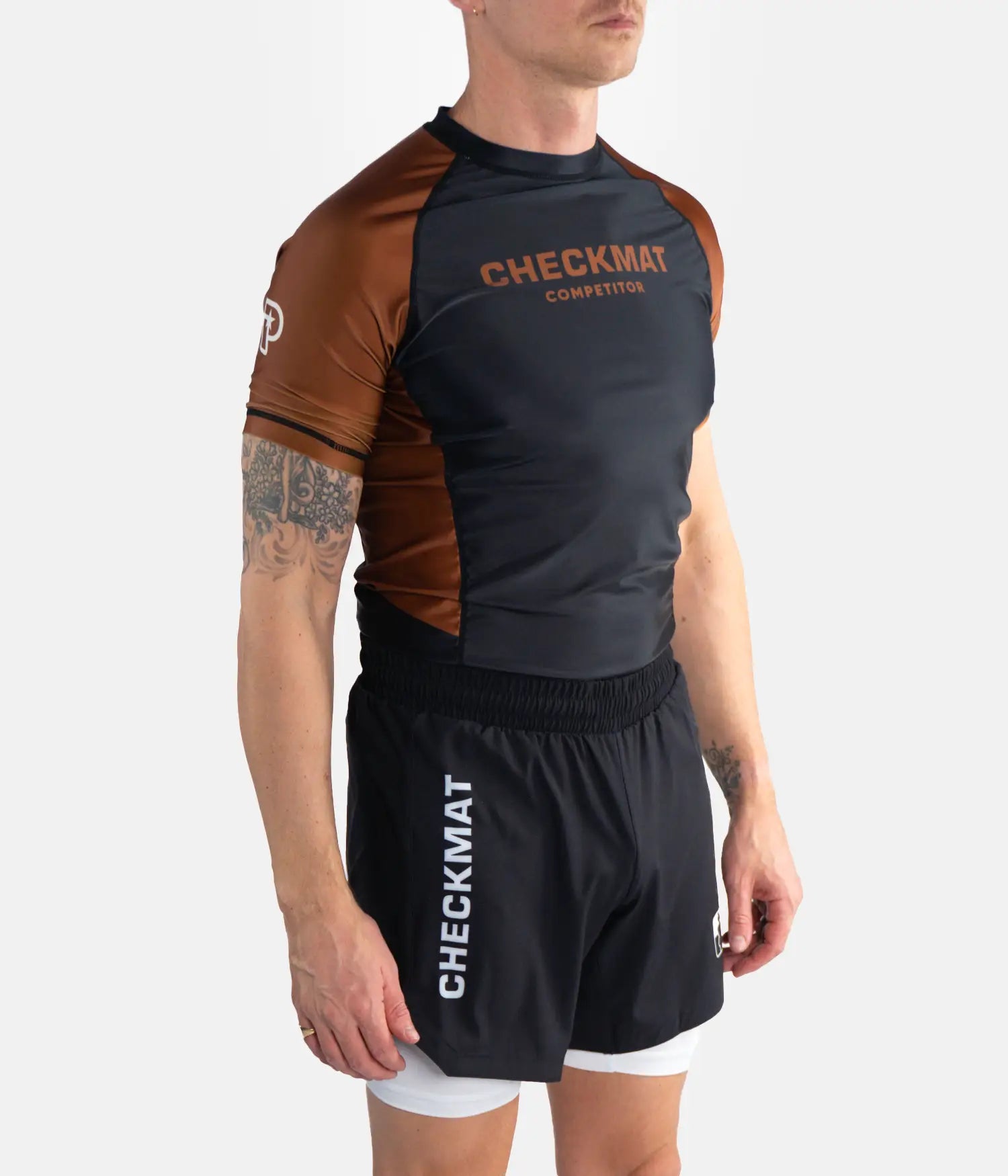 Checkmat Ranked Rashguard - Brown