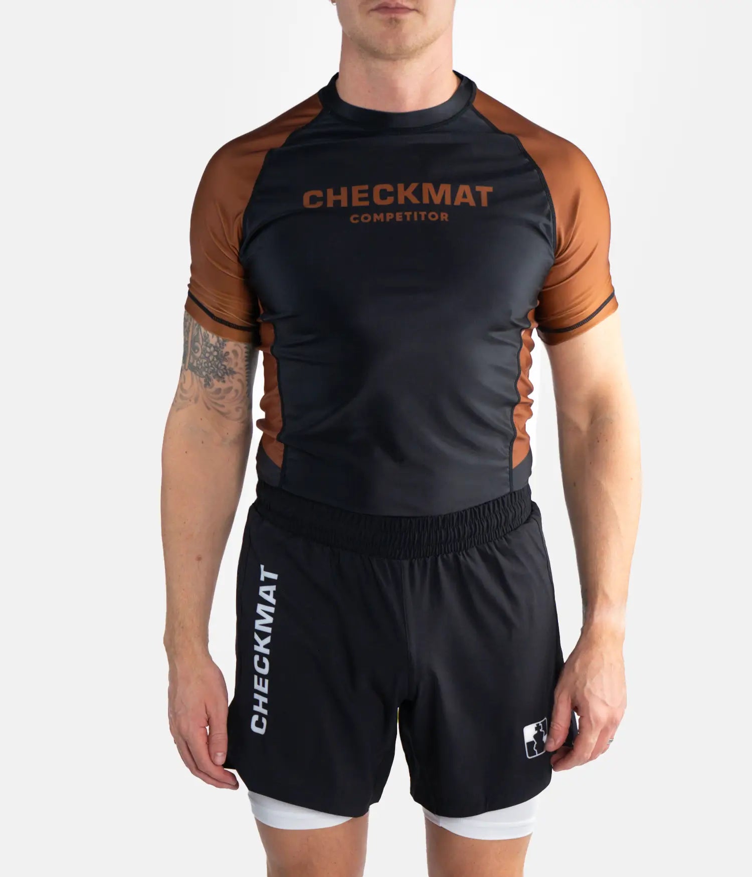 Checkmat Ranked Rashguard Brown | Progress Jiu Jitsu – Progress Jiu ...