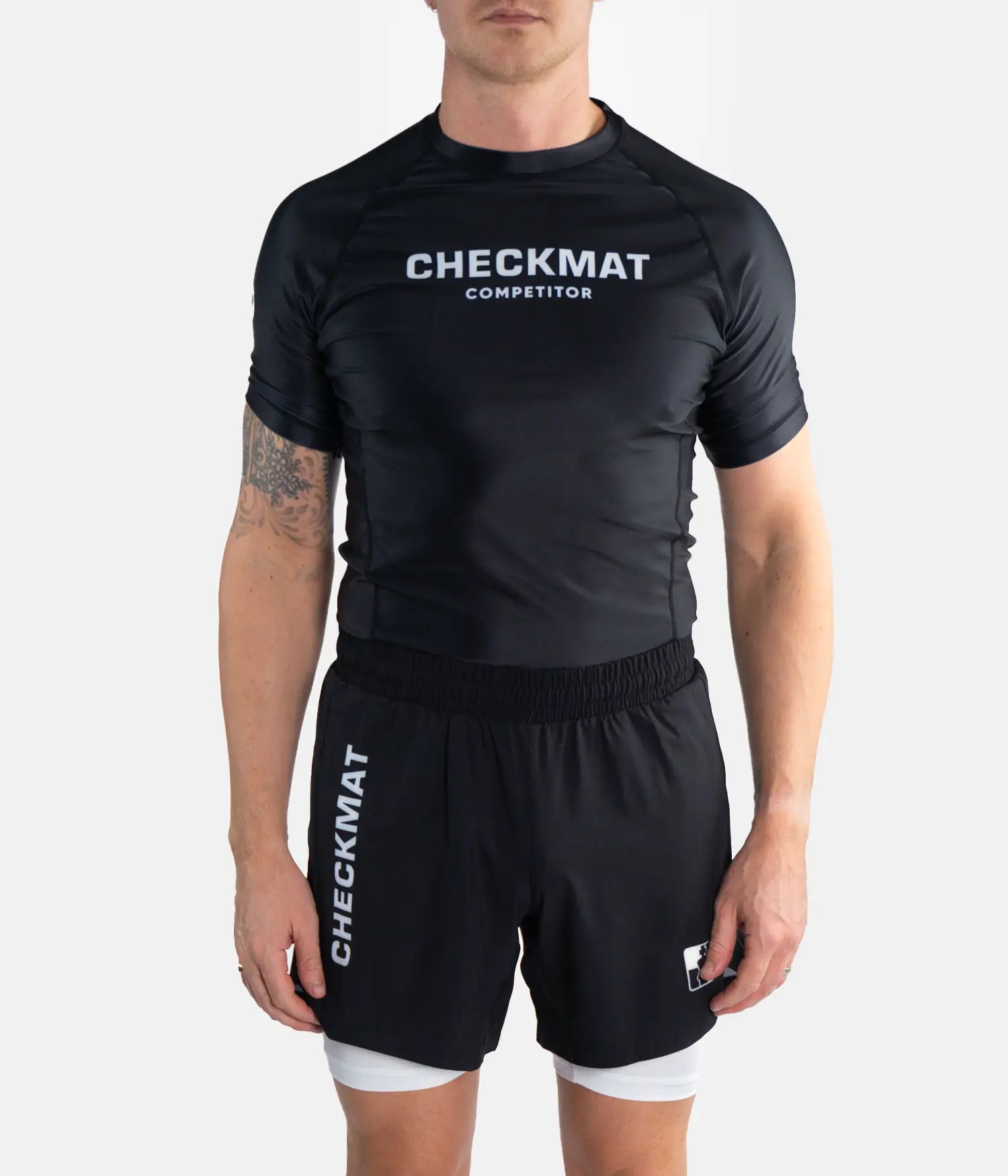 Checkmat Club Rashguard - Black