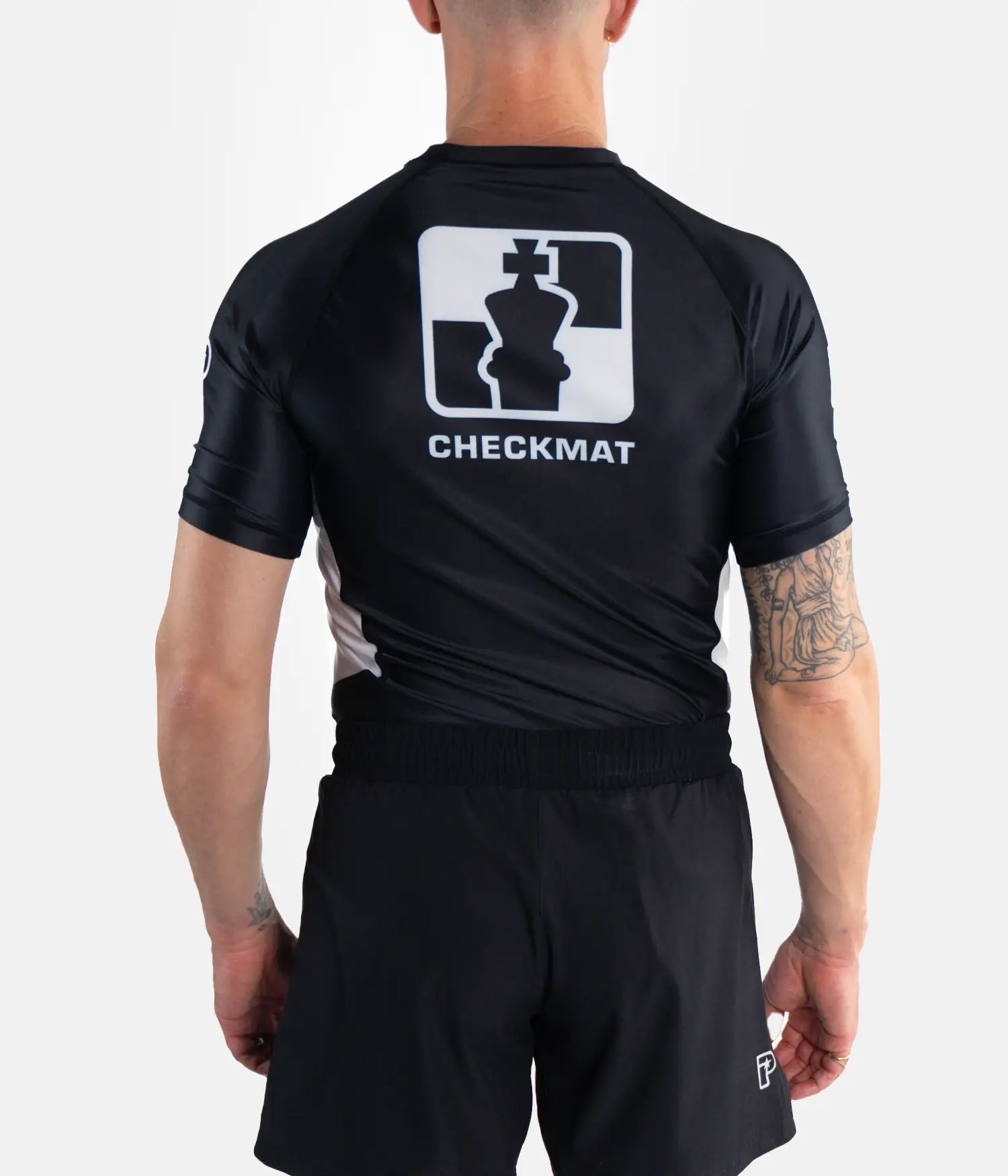 Checkmat Ranked Rashguard - White/Black