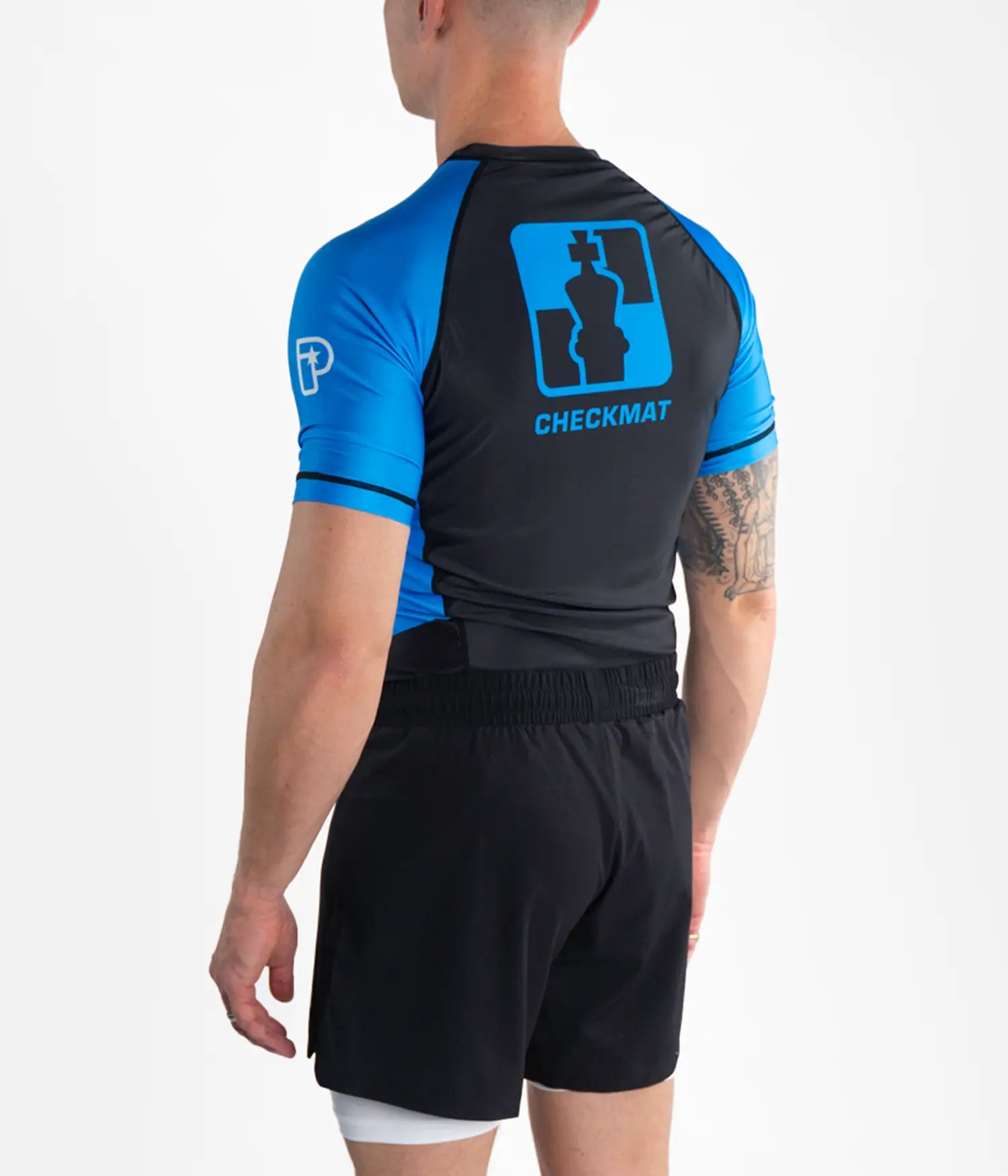 Checkmat Ranked Rashguard Blue | Progress Jiu Jitsu – Progress Jiu ...