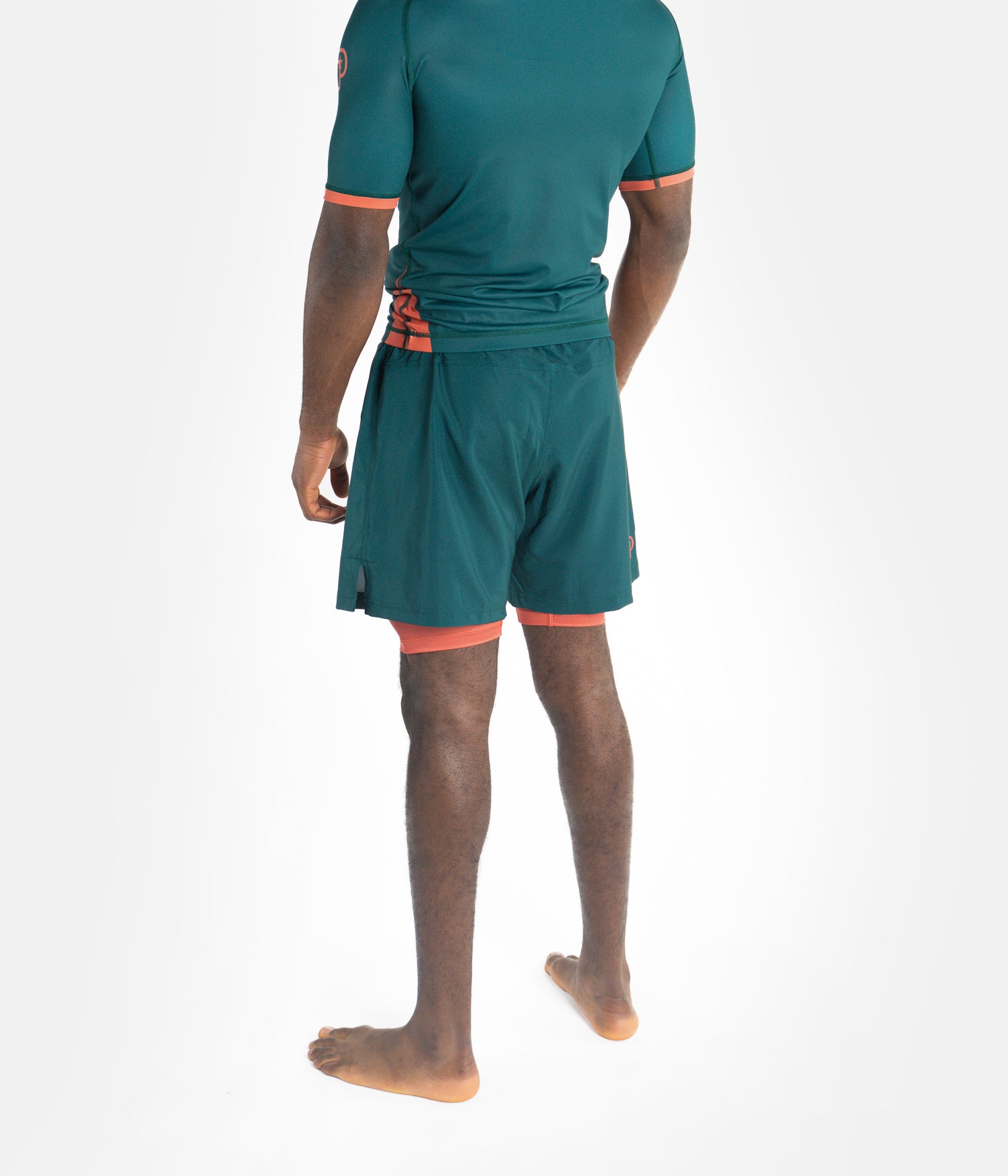 Academy + Deep Forest Green Hybrid Shorts