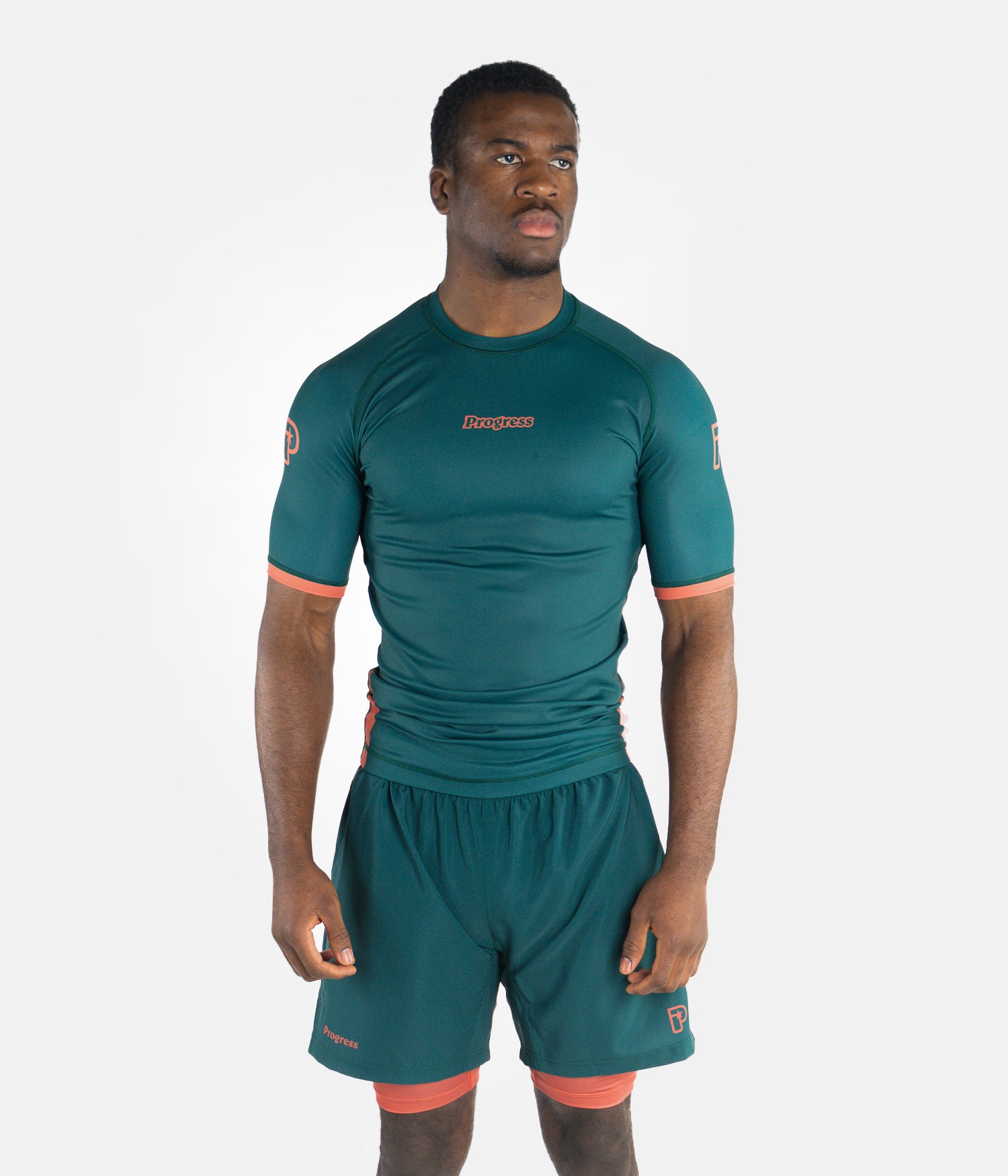 Academy + Deep Forest Green Rashguard