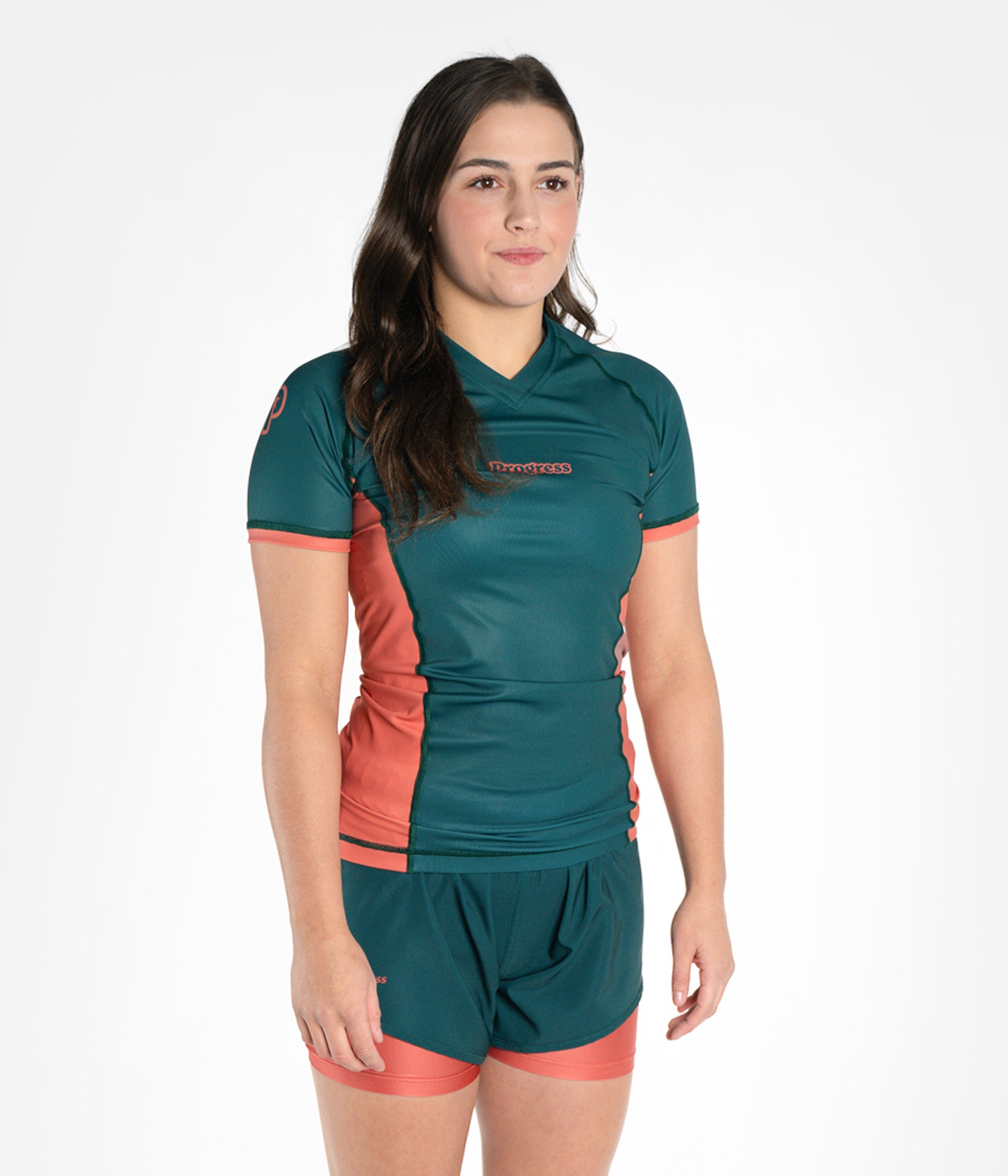 Academy + Deep Forest Green Women's Rashguard