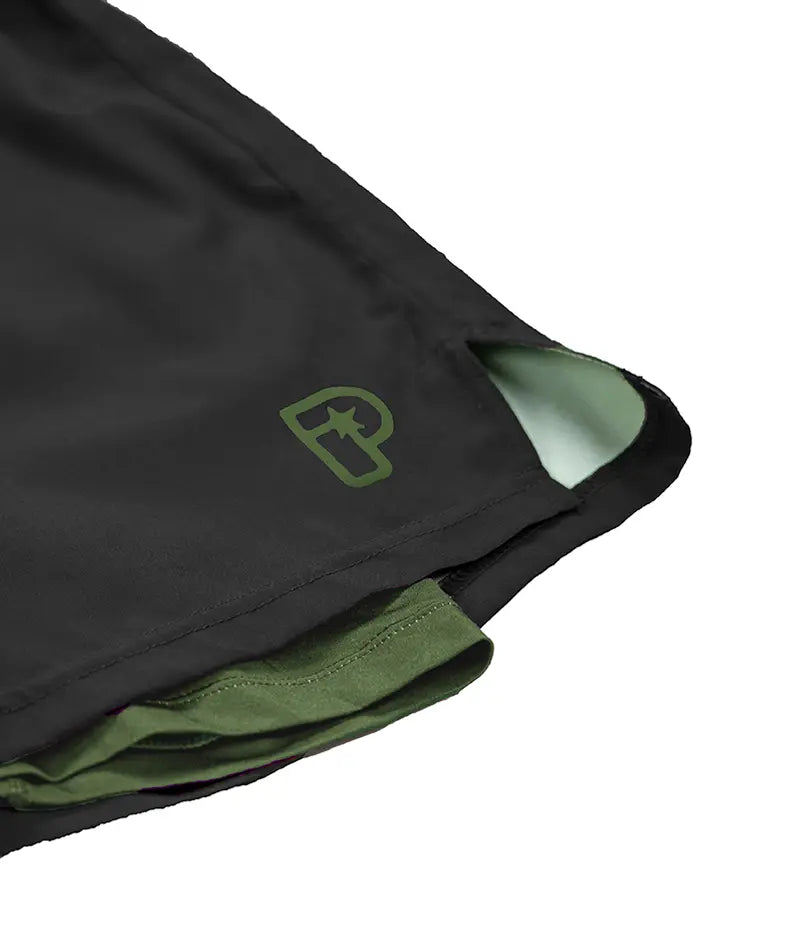 Academy + Hybrid Shorts - Black
