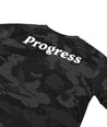 Close up view of Progress Rolling Tee - Camo (Back View)