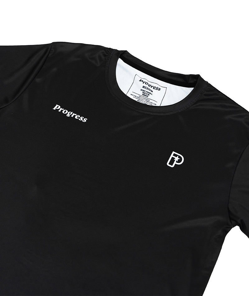 Progress Rolling Tee - Black (Front View)