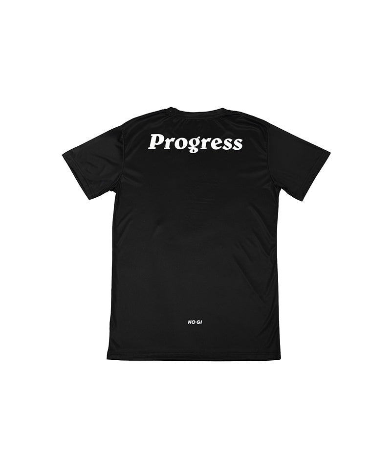 Progress Rolling Tee - Black (Back View)