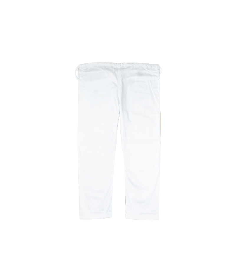 The Foundation Three Gi Pants - White (Back View)