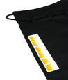 A close up view of the Black Ladies Foundation Three Pants design