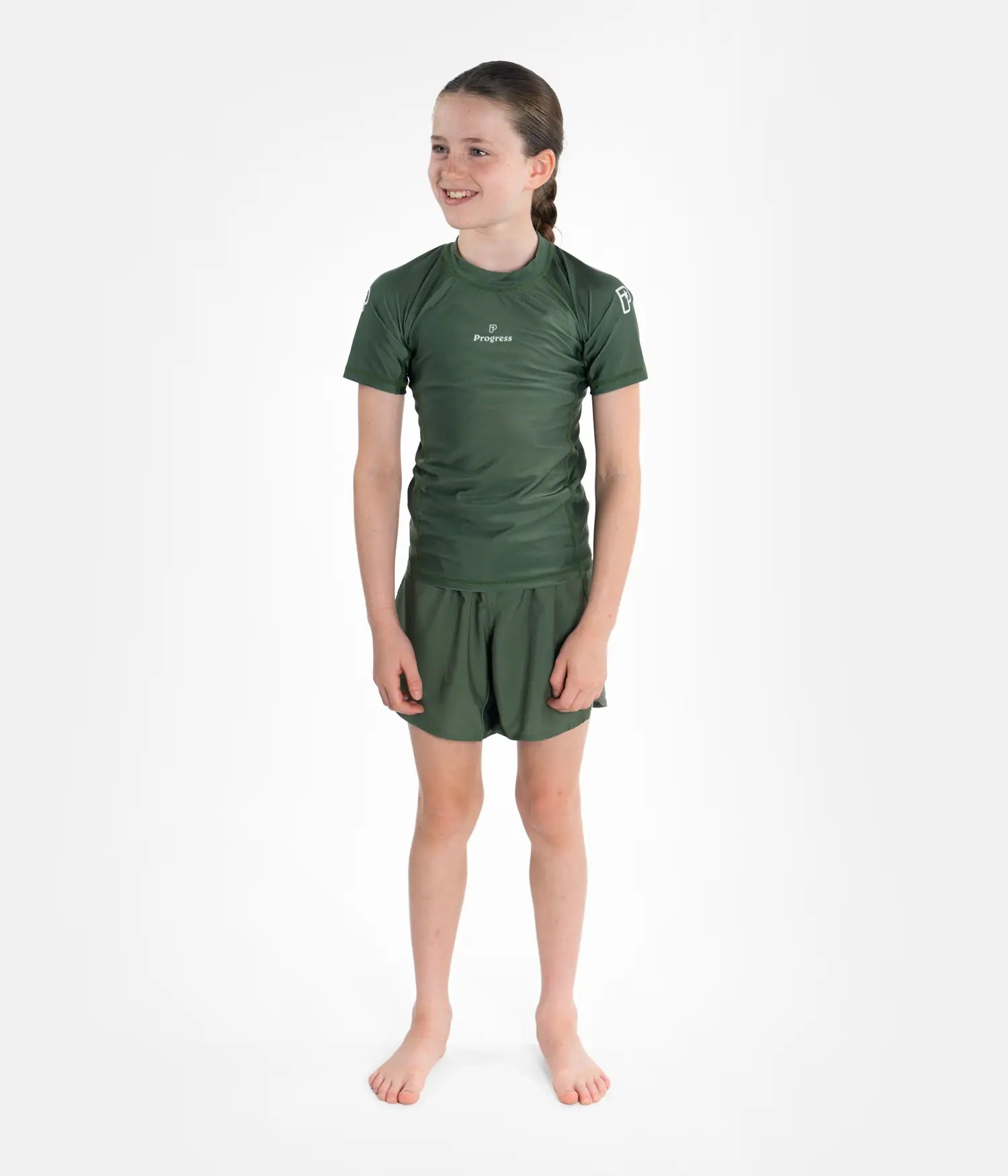 Kids Academy Board Shorts Khaki Progress Jiu Jitsu EU – Progress
