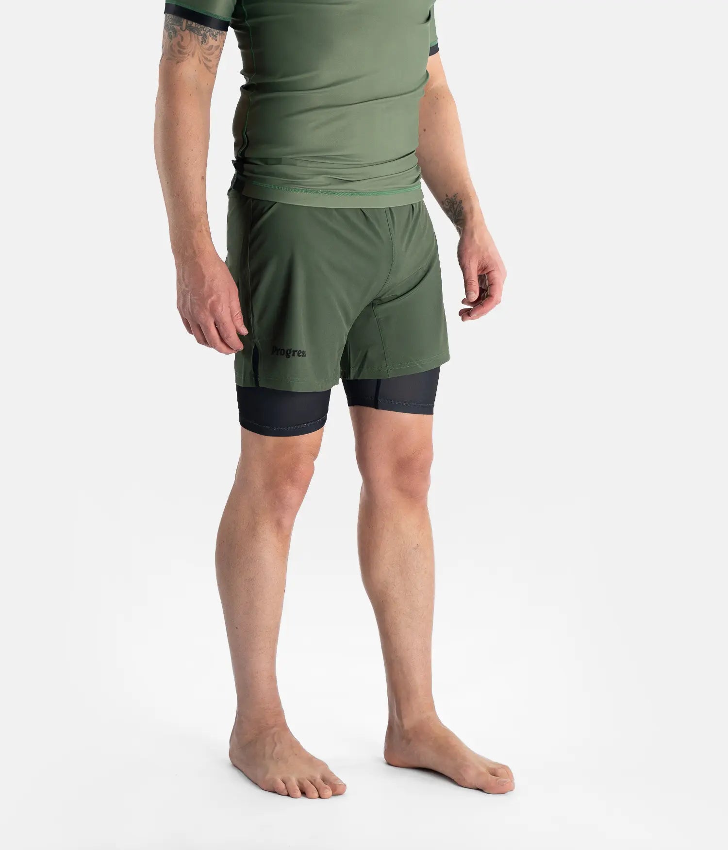 Academy + Hybrid Shorts - Khaki