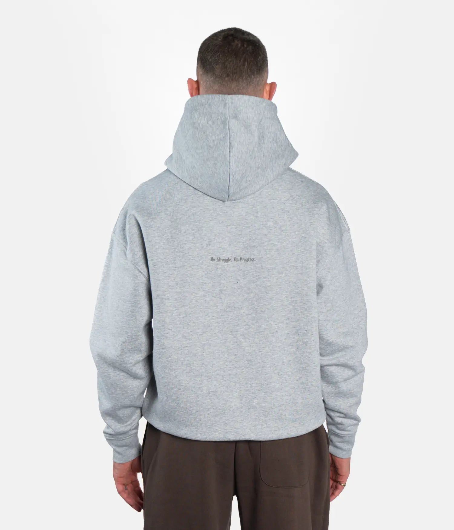 Hazed Ink Hoodie - Heather Grey