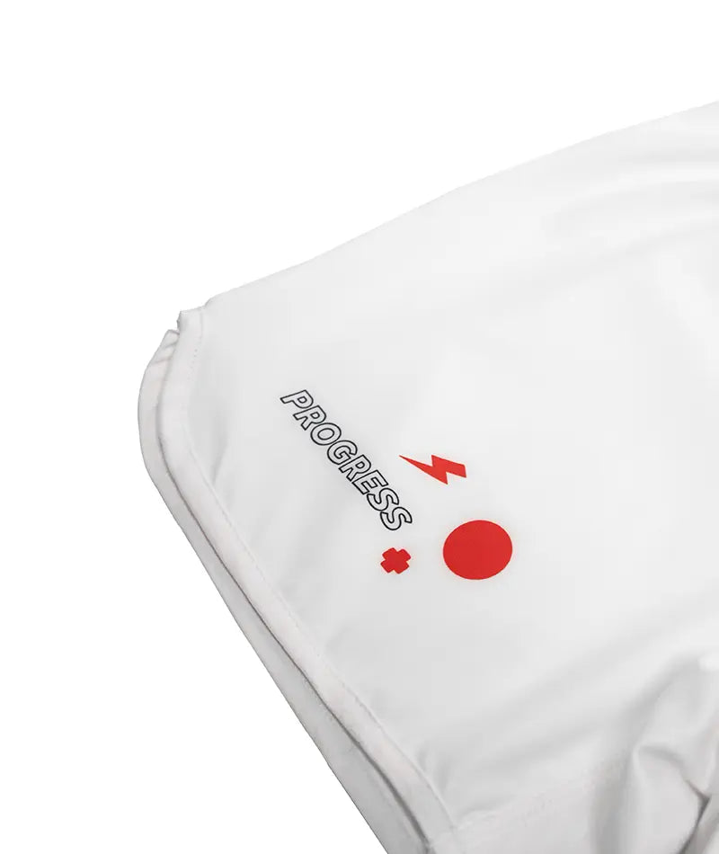 Kids Panther Board Shorts - White