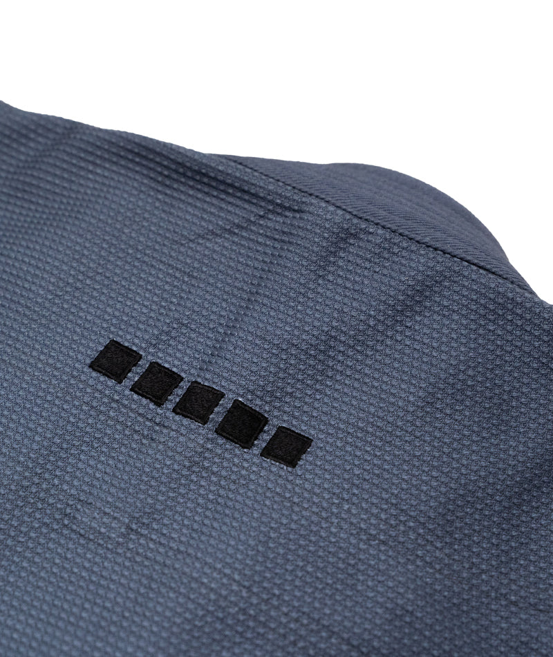 Close up view of the Cool Grey M6 Kimono Mark 5 back design