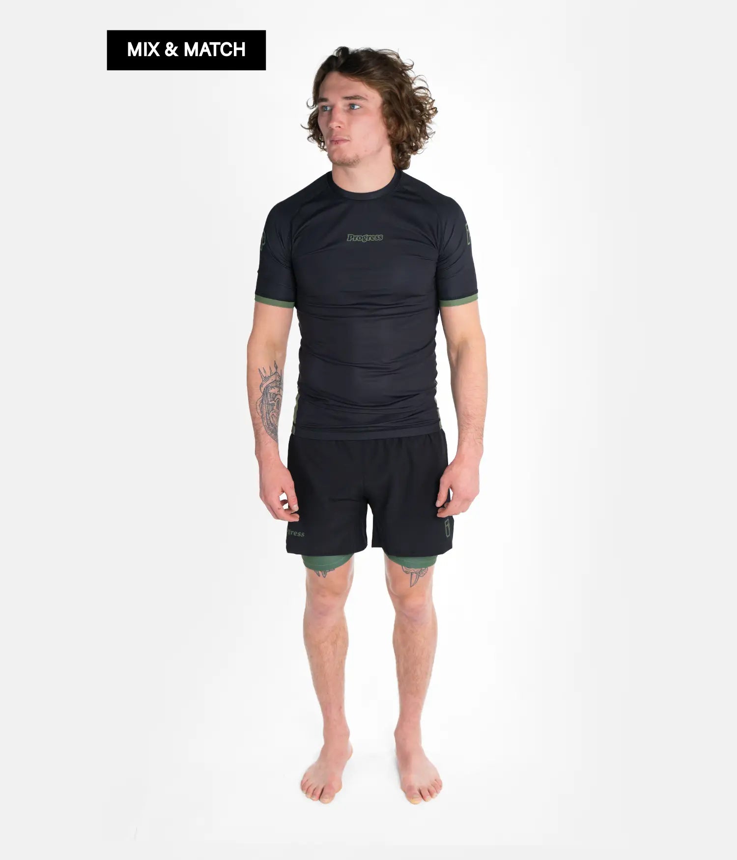 Academy + Rashguard - Black