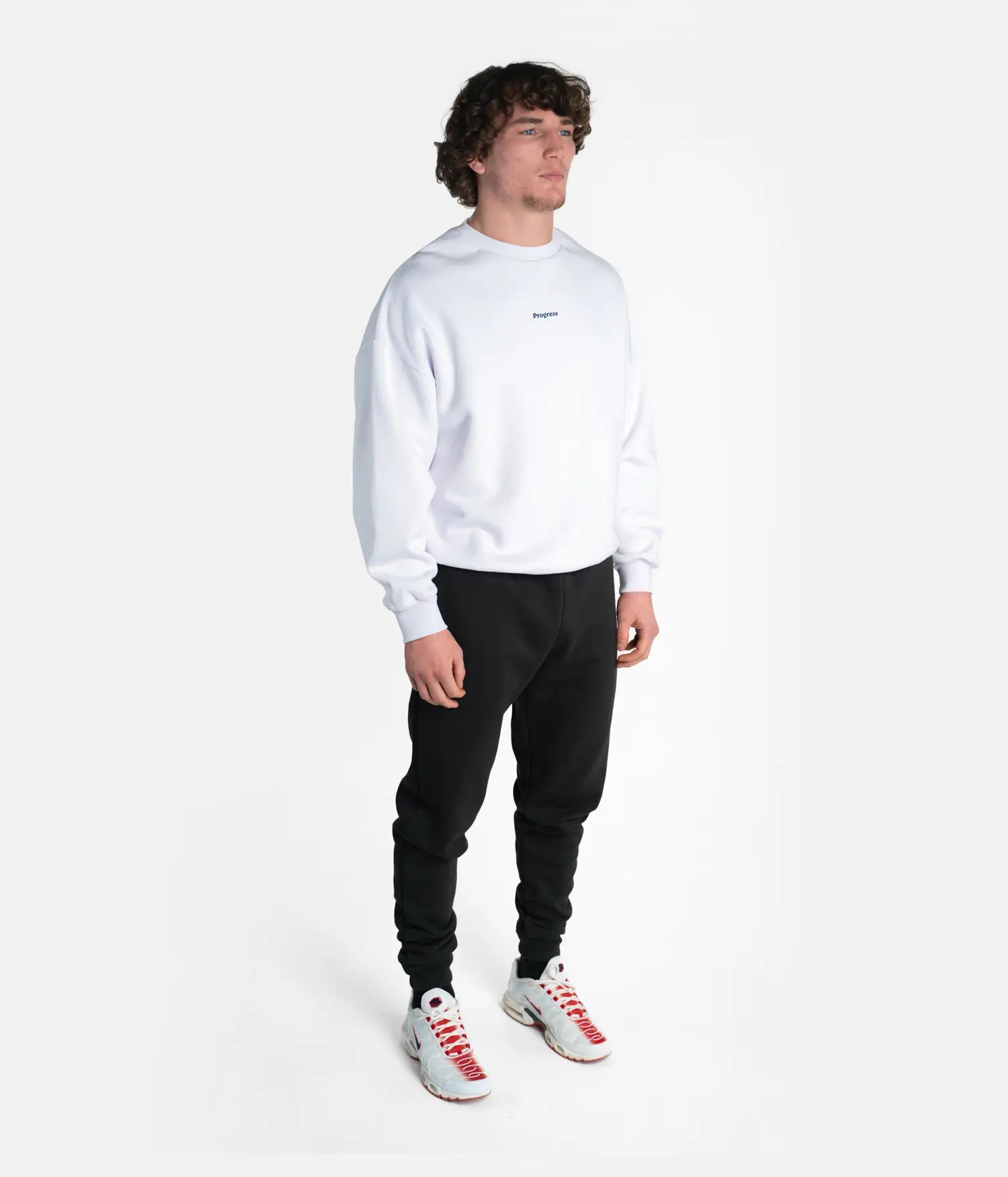 PRG Psychedelic Oversized Crewneck - White