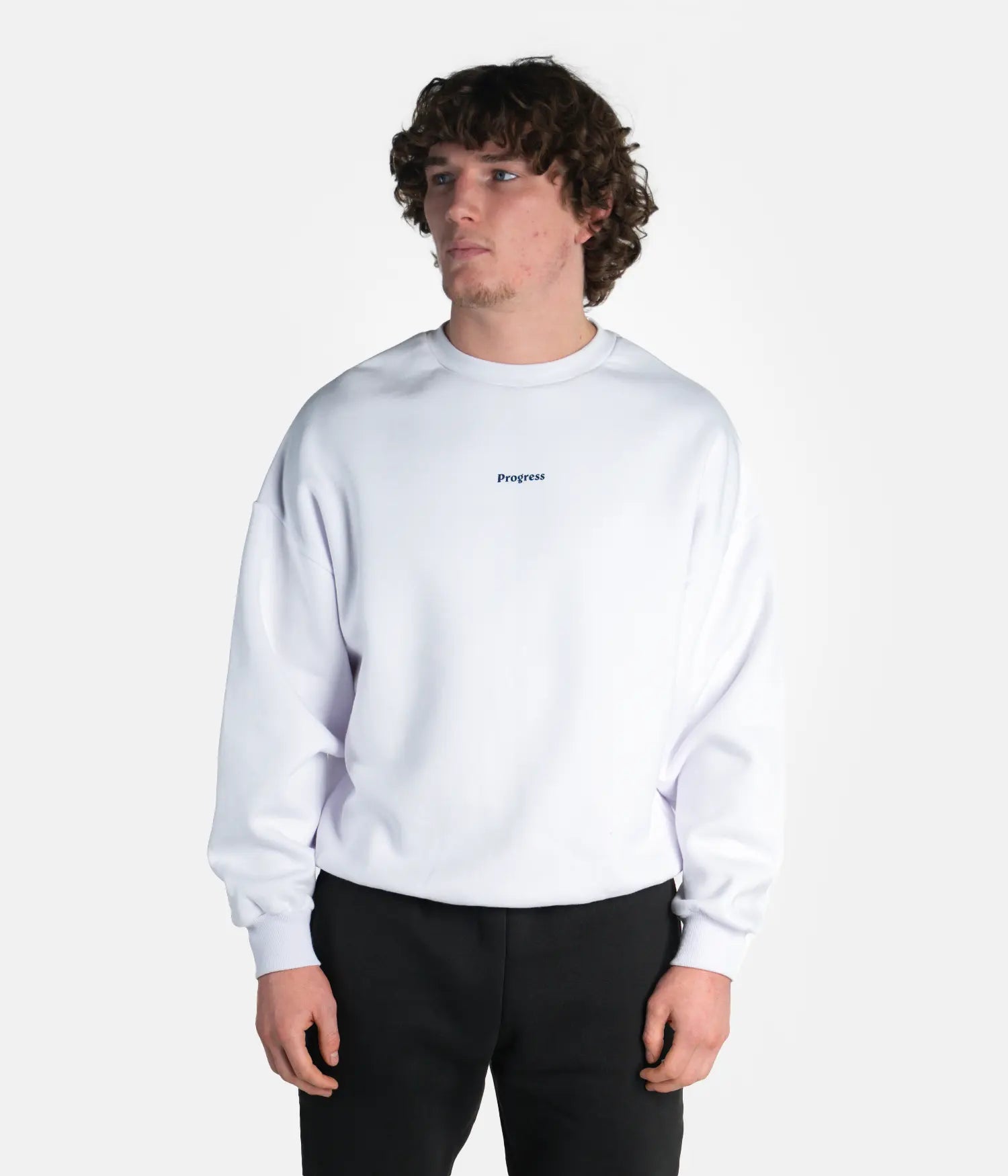 PRG Psychedelic Oversized Crewneck - White