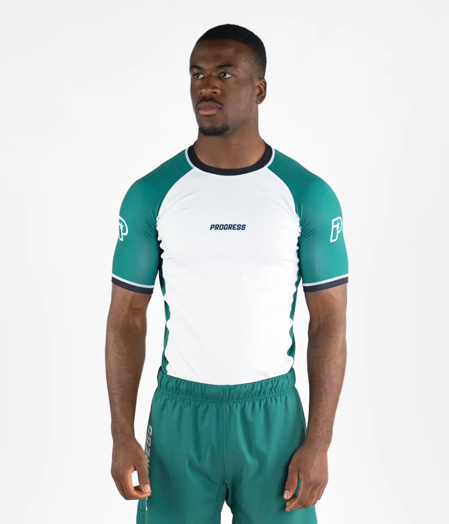 Profile Rashguard - White & Green