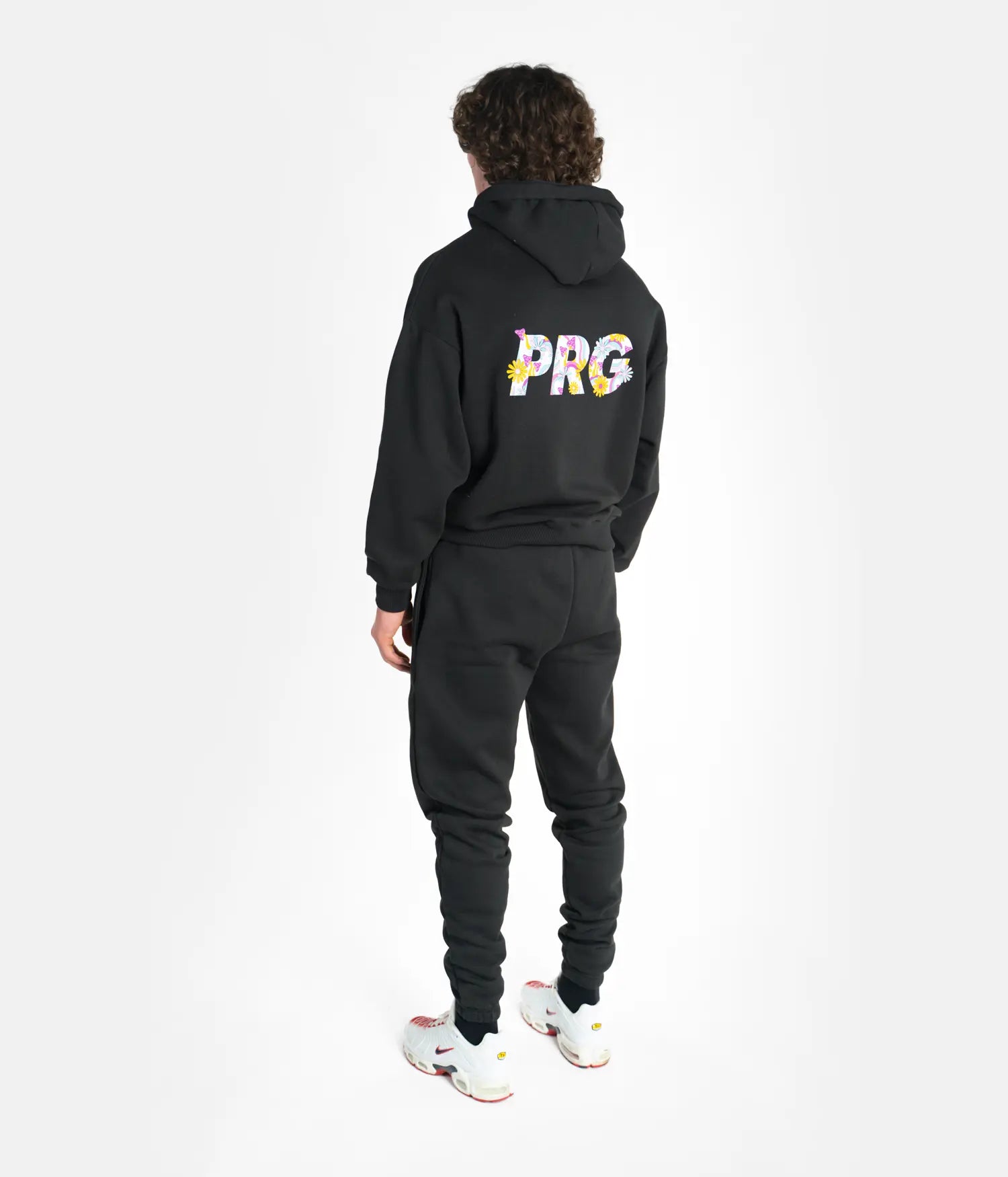 PRG Psychedelic Oversized Hoodie - Black
