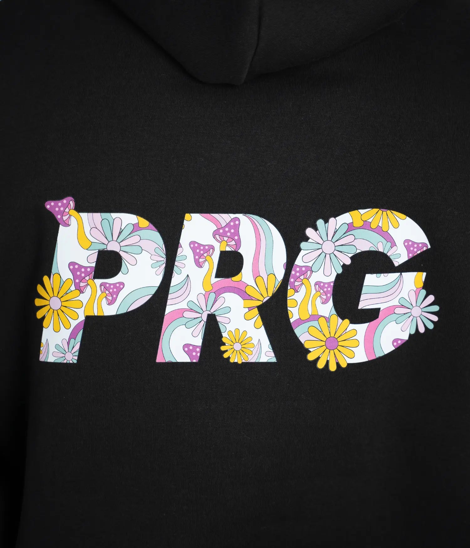 PRG Psychedelic Oversized Hoodie - Black