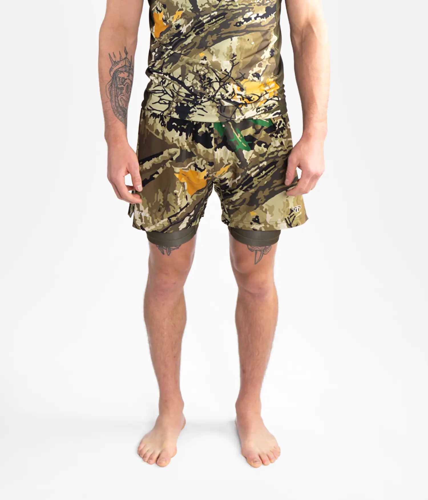 Woodland Camo Hybrid Shorts | Progress Jiu Jitsu EU – Progress Jiu