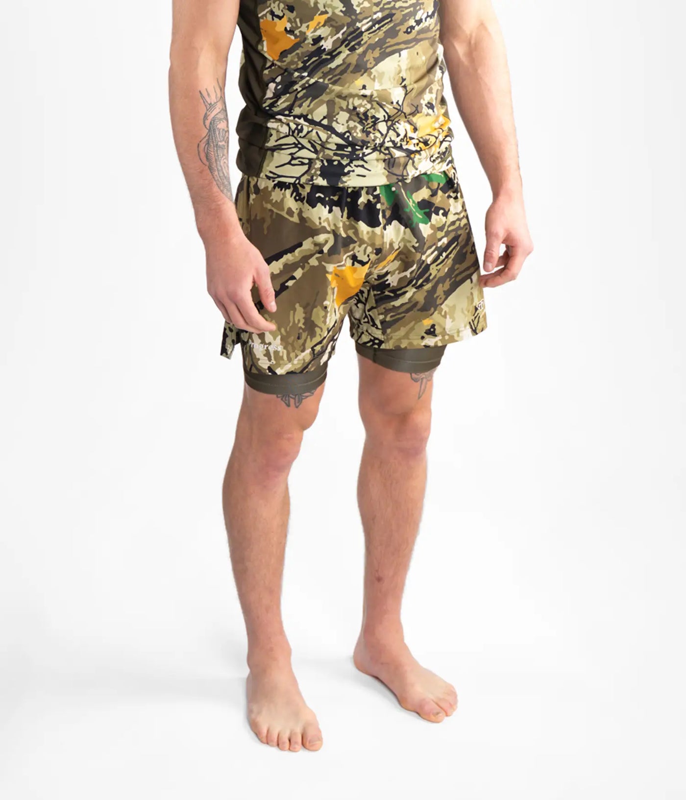 Woodland camo Hybrid short 