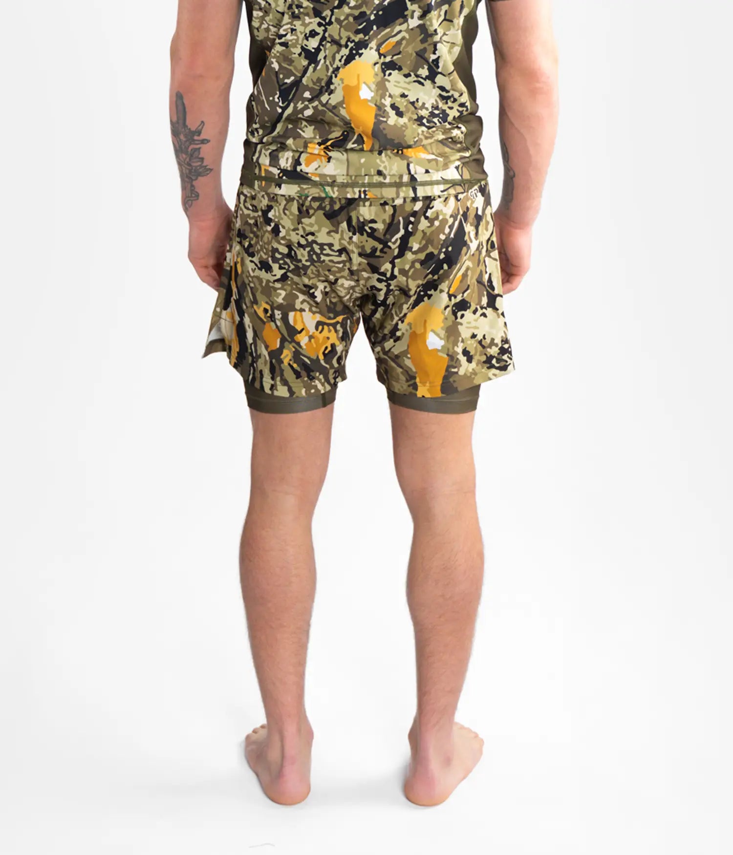 Woodland Camo Hybrid Shorts