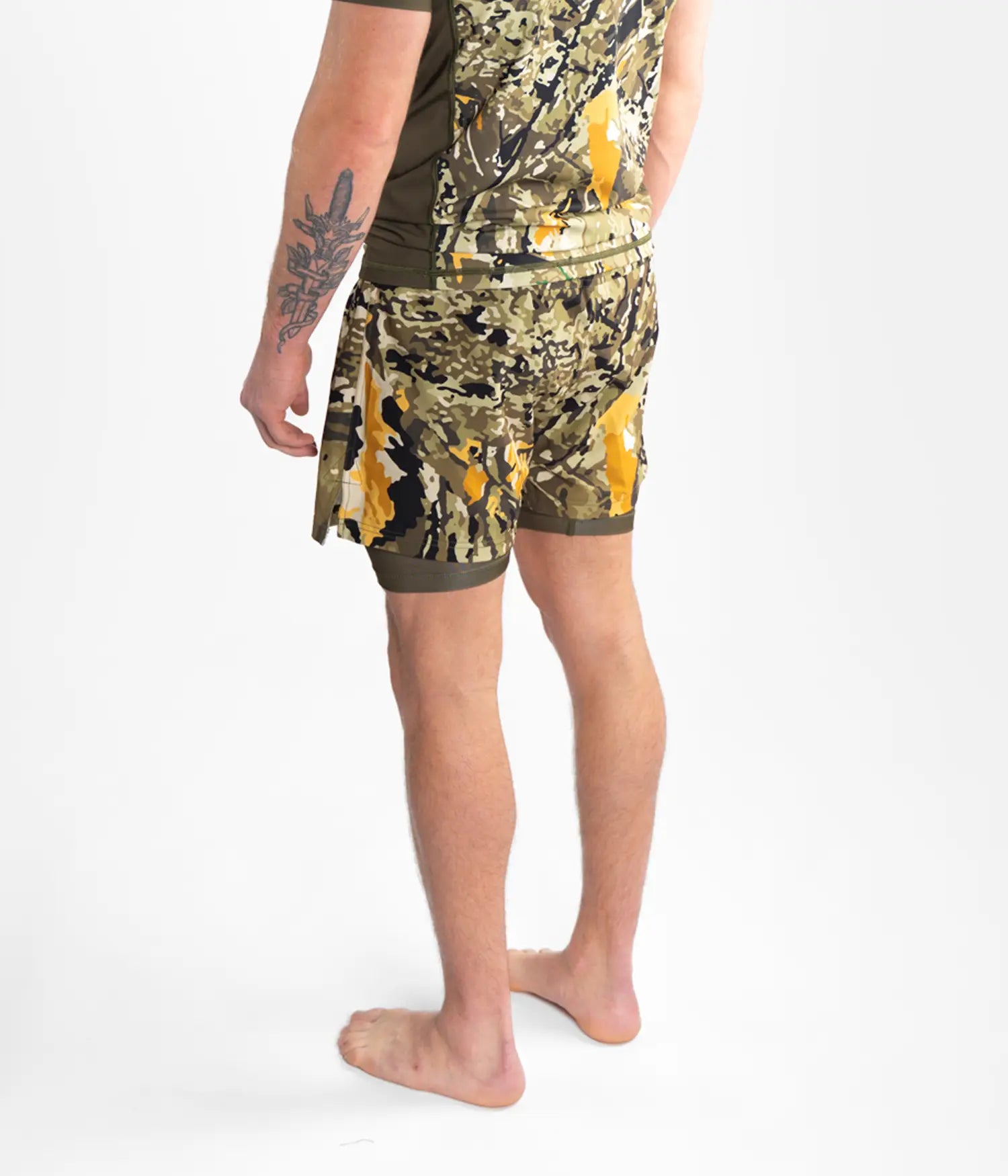 Woodland Camo Hybrid Shorts