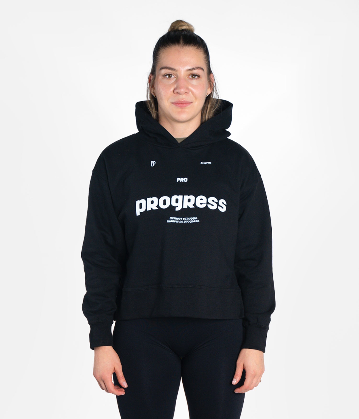 Women’s Vital Cropped Hoodie - Black