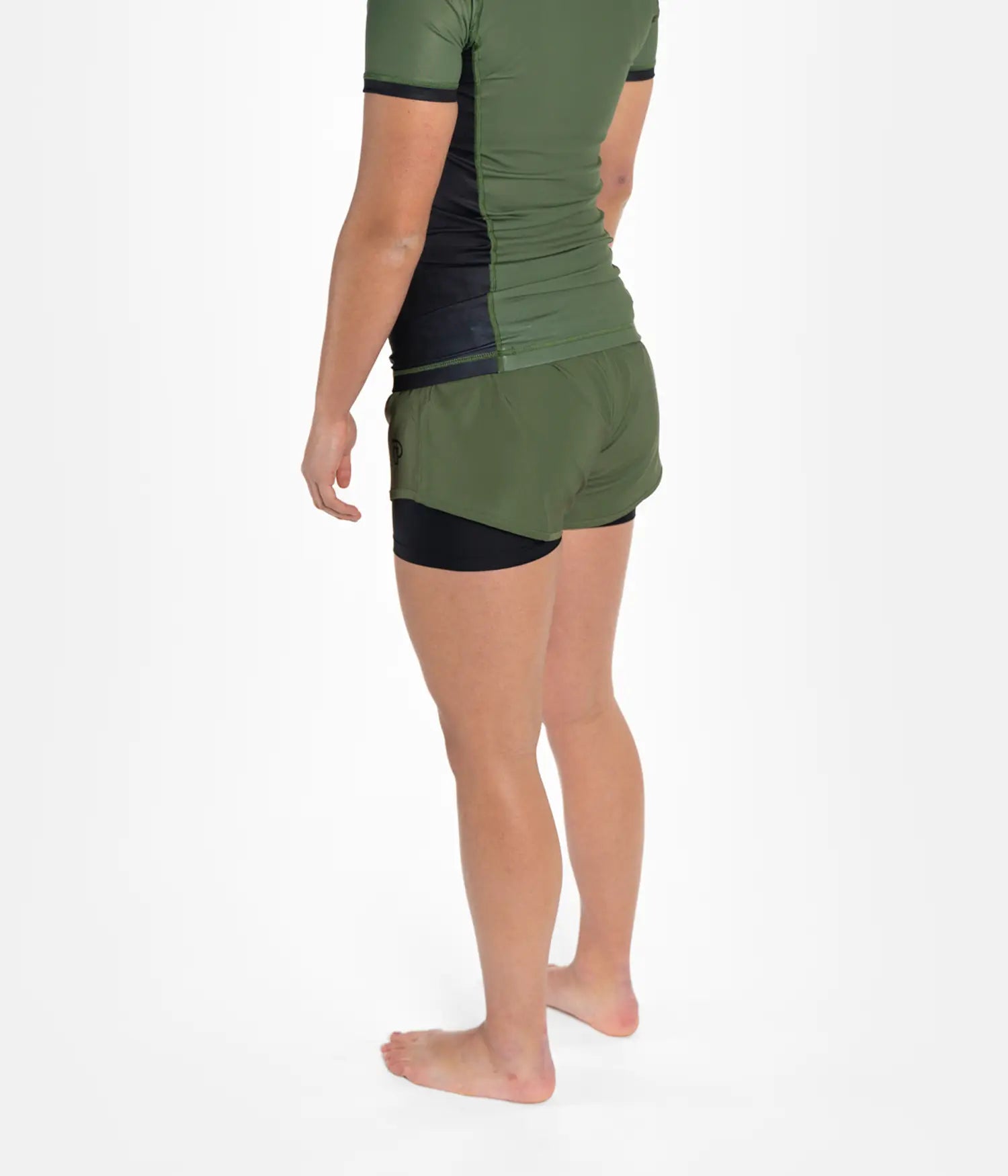 Academy + Khaki Women's Hybrid Shorts