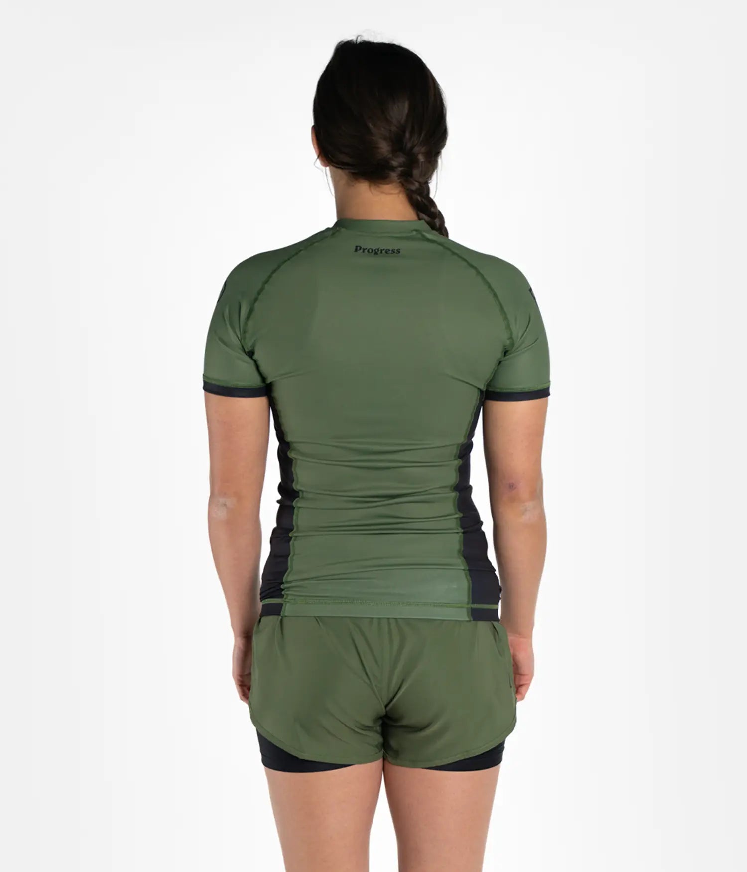 Academy + Khaki Women's Rashguard