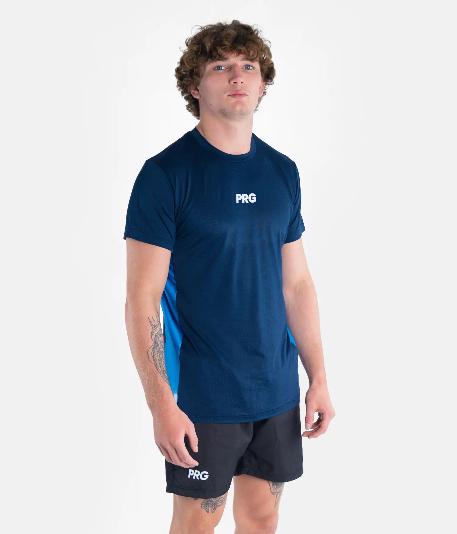 PRG Tech Tee - Navy & Blue
