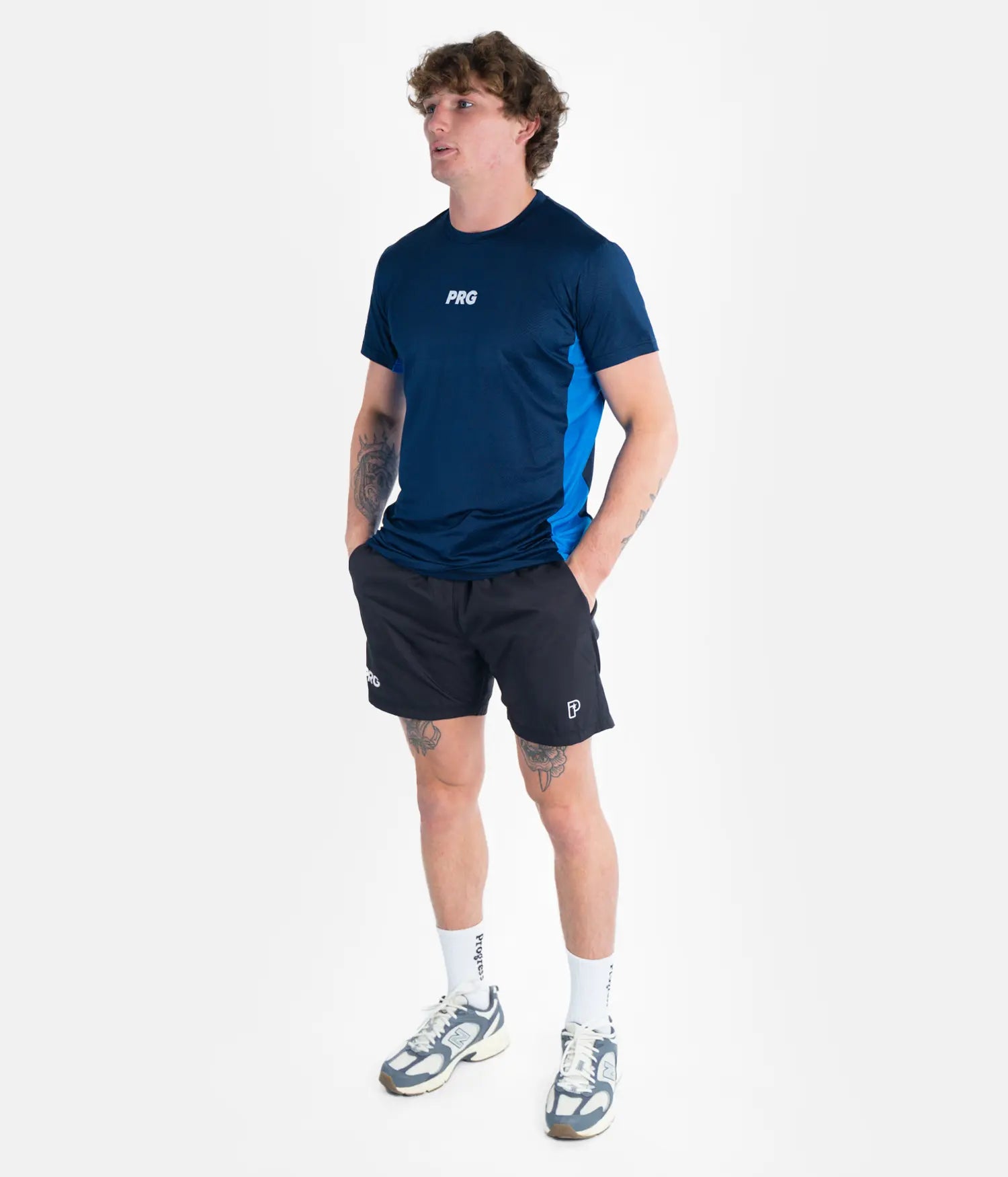 PRG Tech Tee - Navy & Blue