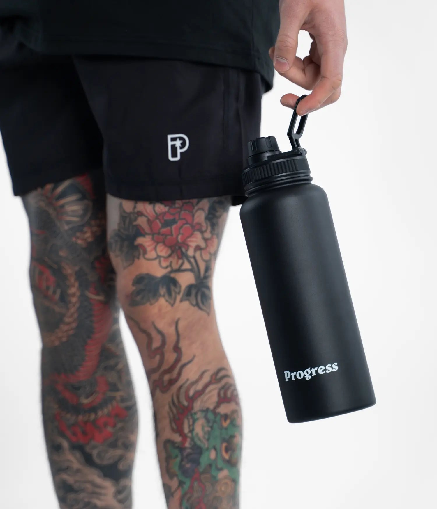 Progress 1.2L Water Bottle - Black