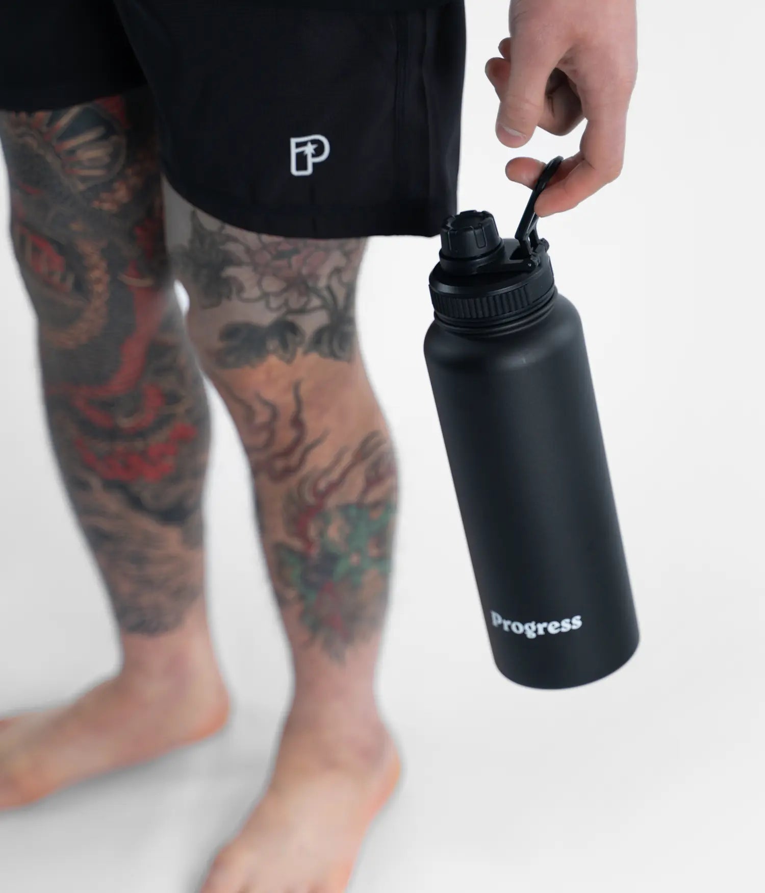 Progress 1.2L Water Bottle - Black