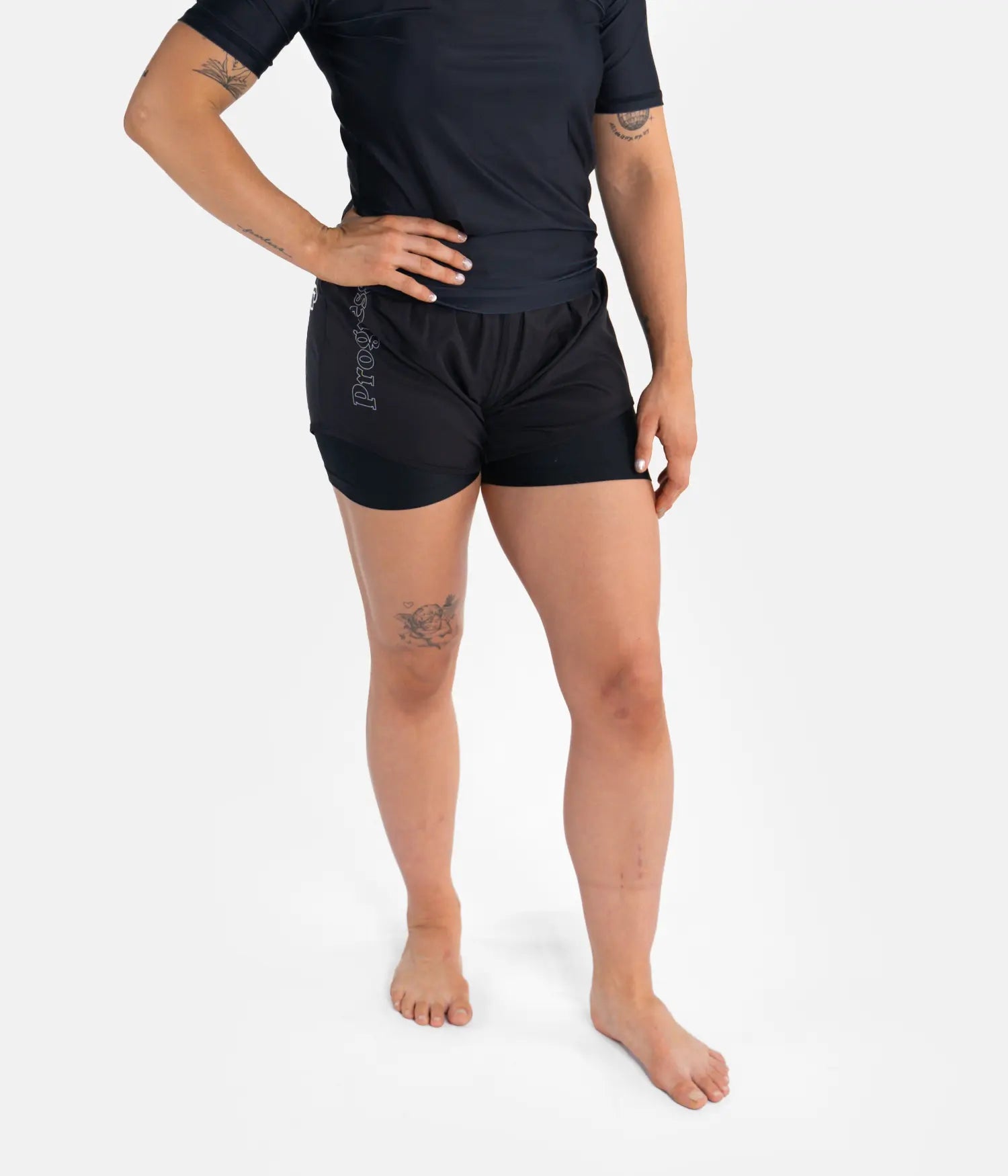 Women's Flex Hybrid Shorts - Black – Progress Jiu Jitsu Europe
