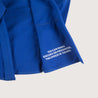 Close up view of The Academy Gi (Blue) inner design