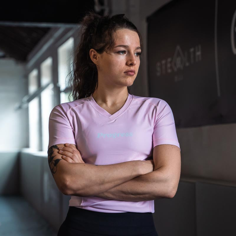 Academy+ Women's Rashguard - Pink