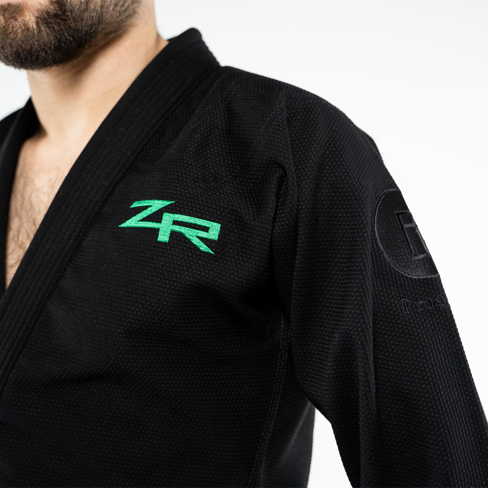 ZR Europe x Progress Jiu Jitsu Kimono- Black